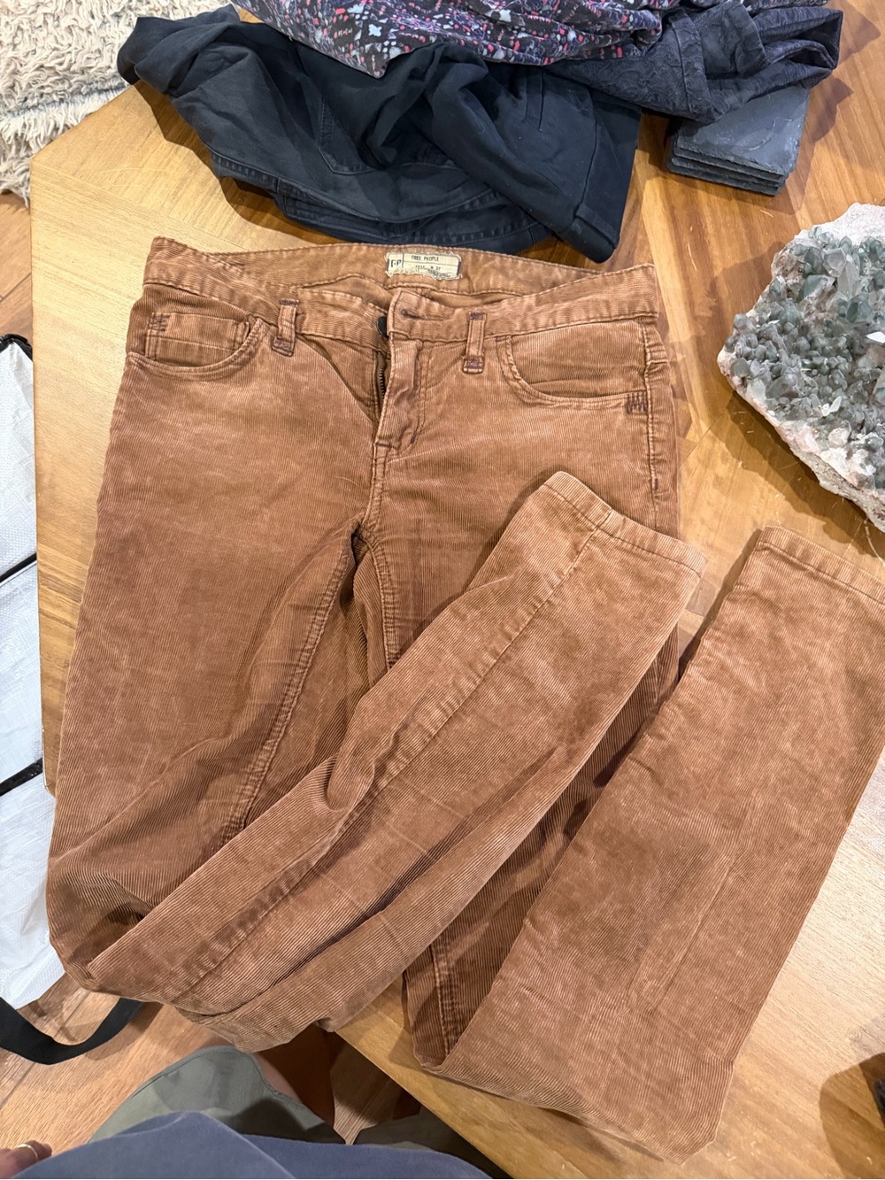 Free People Tan Brown Corduroy Jeans